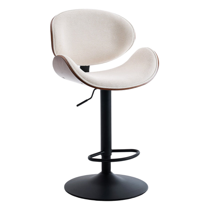 YOUNIKE Bentwood Bar Stools Adjustable Swivel Bar Chair