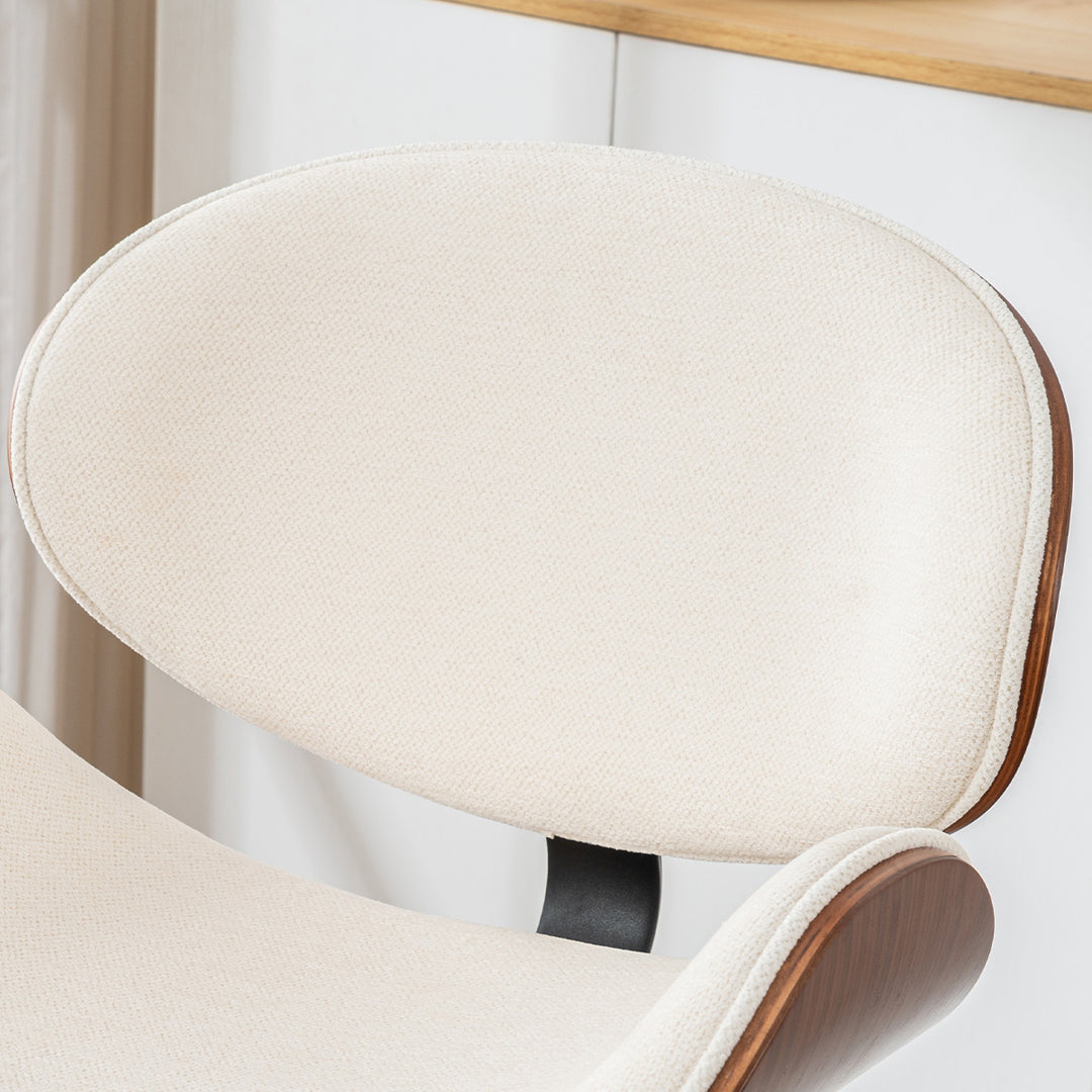 YOUNIKE Bentwood Bar Stools Adjustable Swivel Bar Chair