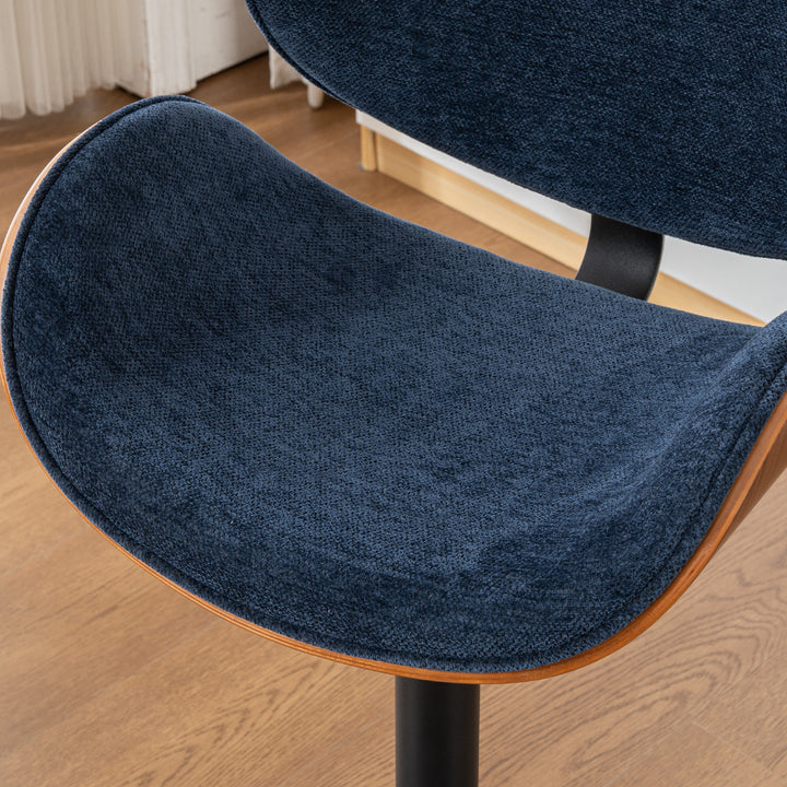 YOUNIKE Bentwood Bar Stools Adjustable Swivel Bar Chair