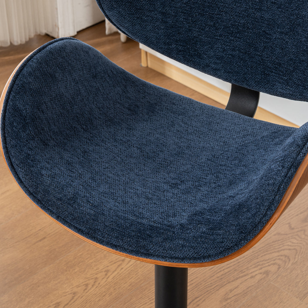 YOUNIKE Bentwood Bar Stools Adjustable Swivel Bar Chair