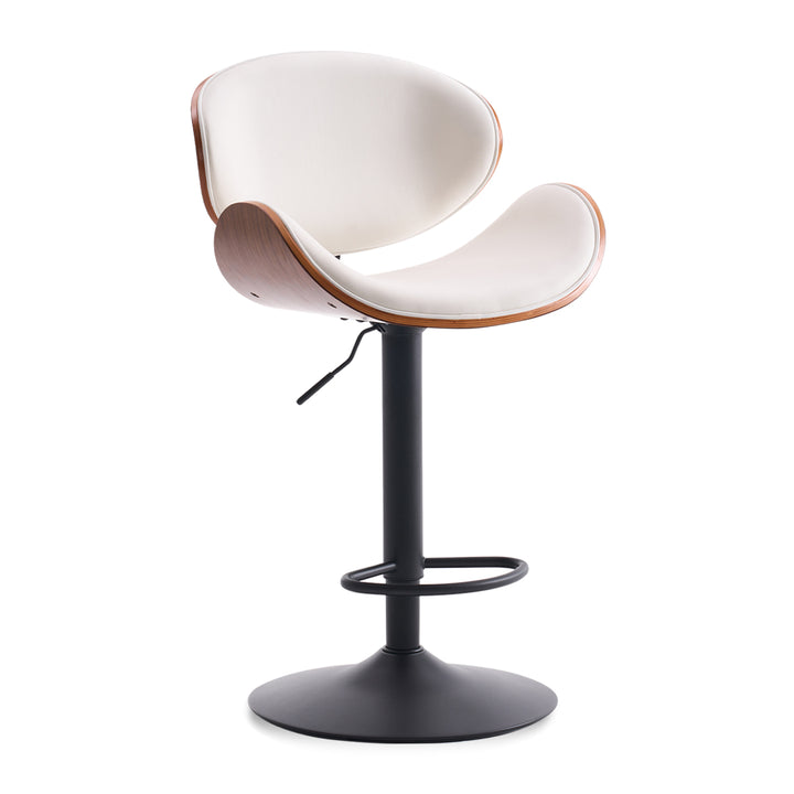 YOUNIKE Bentwood Bar Stools Adjustable Swivel Bar Chair