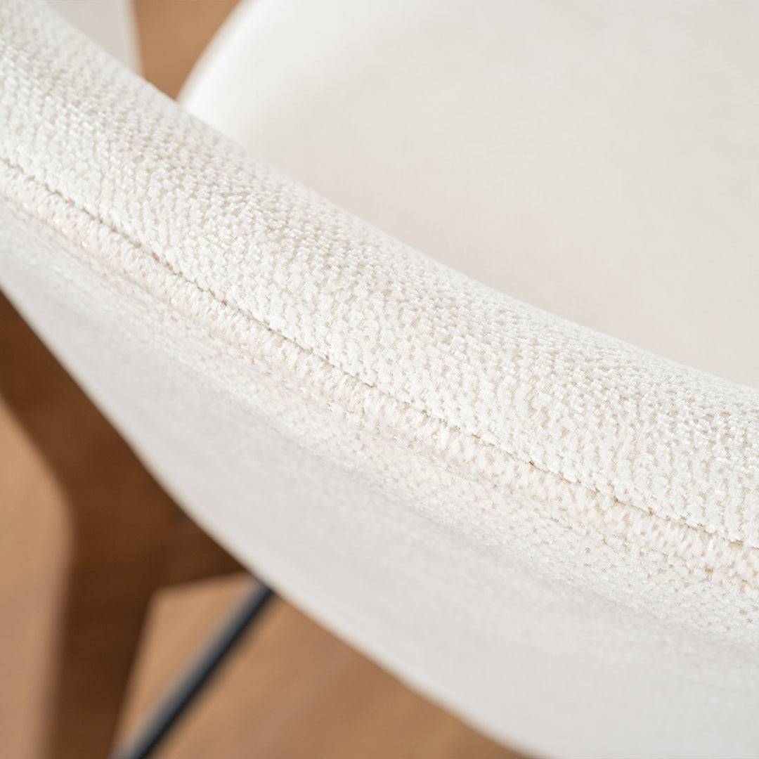 YOUNIKE Bar Stools Kitchen Counter Stools with Curved Back