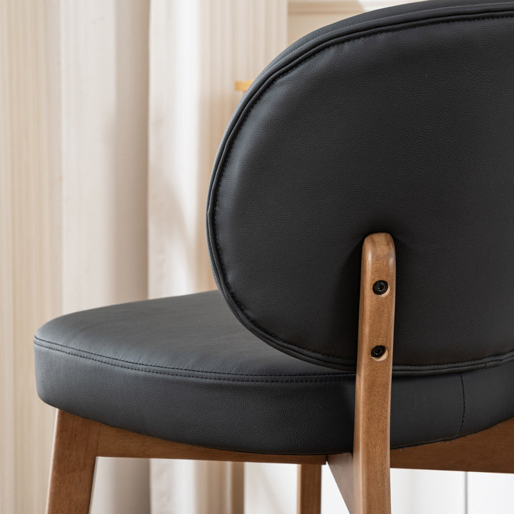 YOUNIKE Bar Stools Kitchen Counter Stools with Curved Back