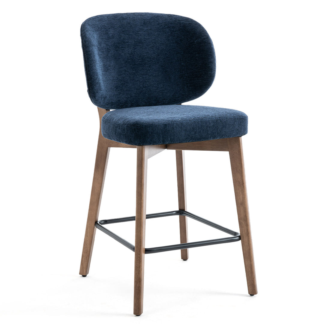 YOUNIKE Bar Stools Kitchen Counter Stools with Curved Back