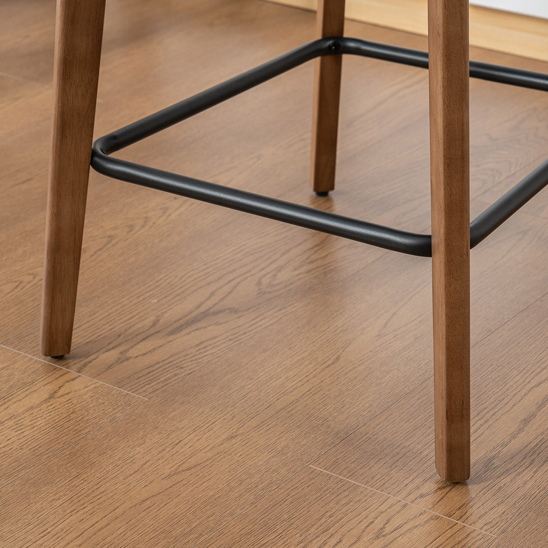 YOUNIKE Bar Stools Kitchen Counter Stools with Curved Back