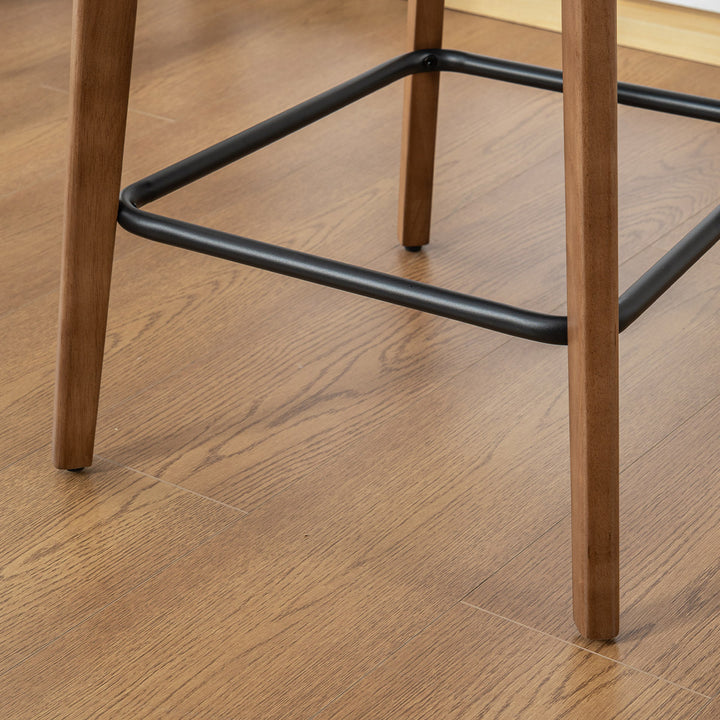 YOUNIKE Bar Stools Kitchen Counter Stools with Curved Back