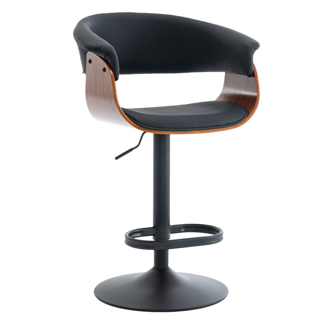 YOUNIKE Bar Stools Modern Upholstered Kitchen Island Chairs with Padded Back