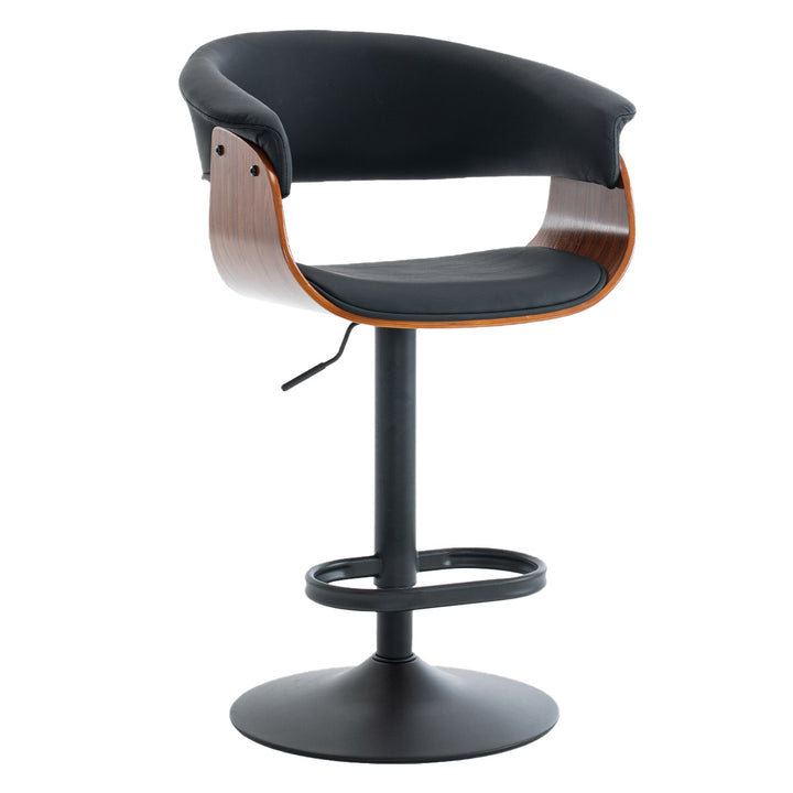 YOUNIKE Bar Stools Modern Upholstered Kitchen Island Chairs with Padded Back