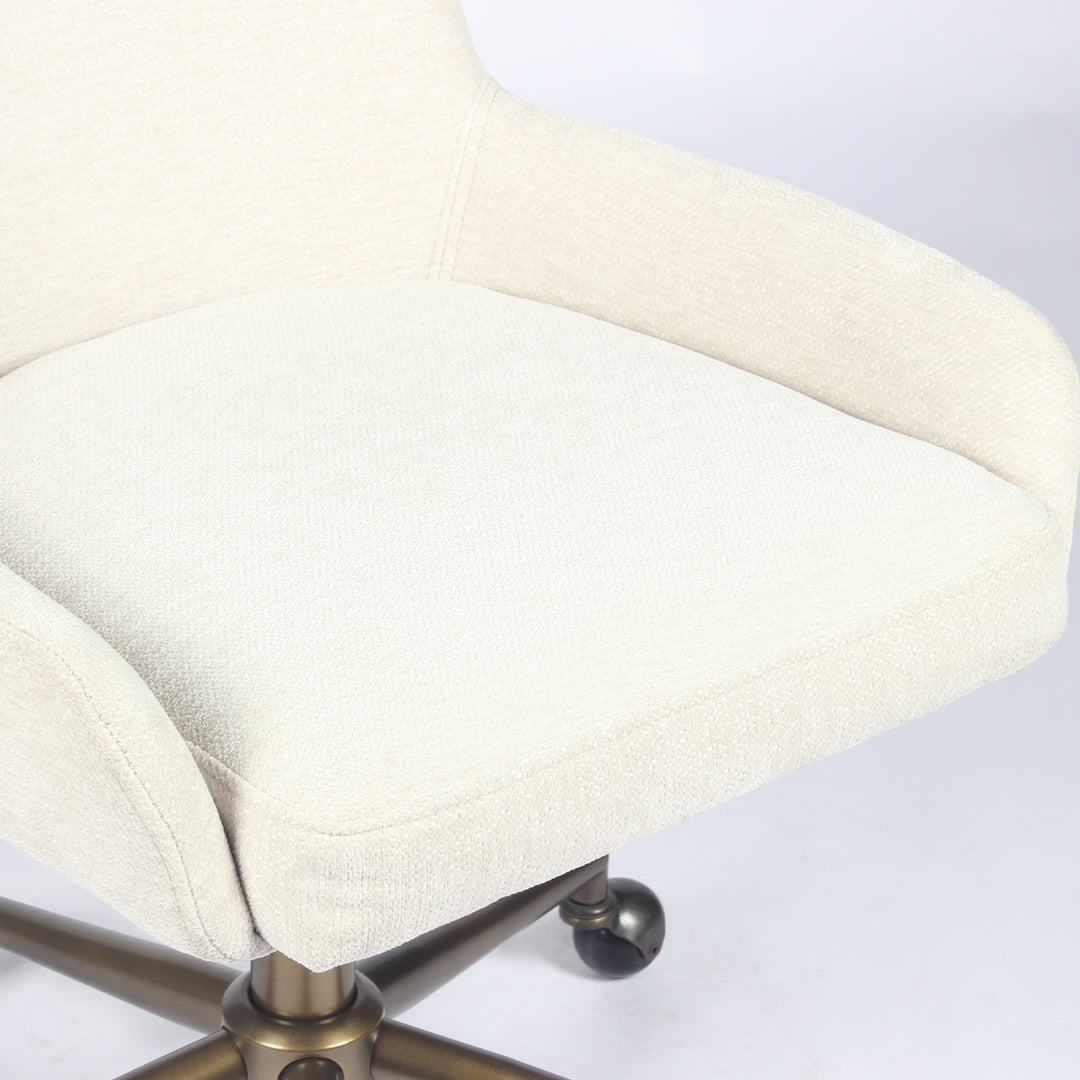 YOUNIKE Modern Office Chair Executive Desk Chair with Curved Backrest Adjustable Height Swivel Rolling Office Chair