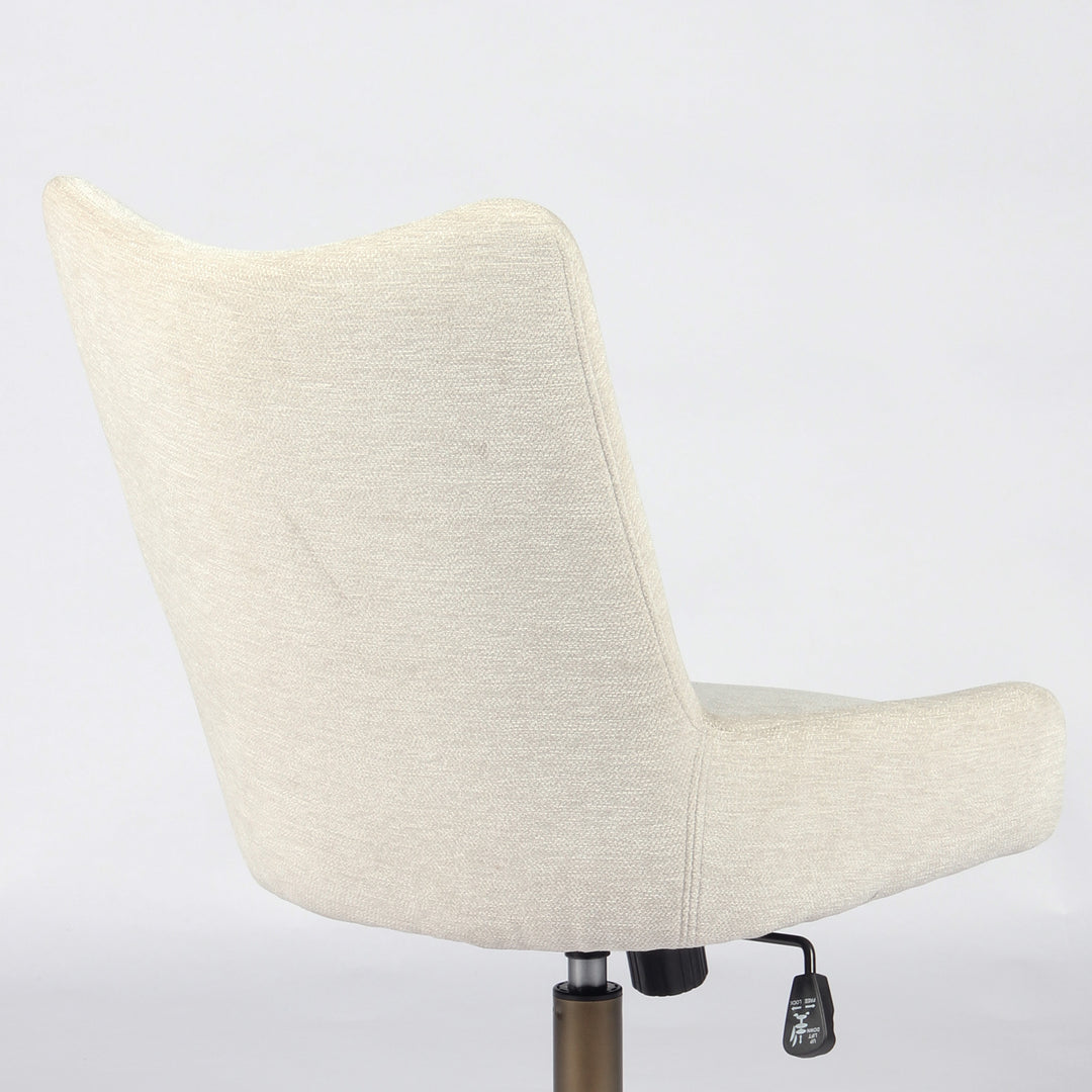 YOUNIKE Modern Office Chair Executive Desk Chair with Curved Backrest Adjustable Height Swivel Rolling Office Chair