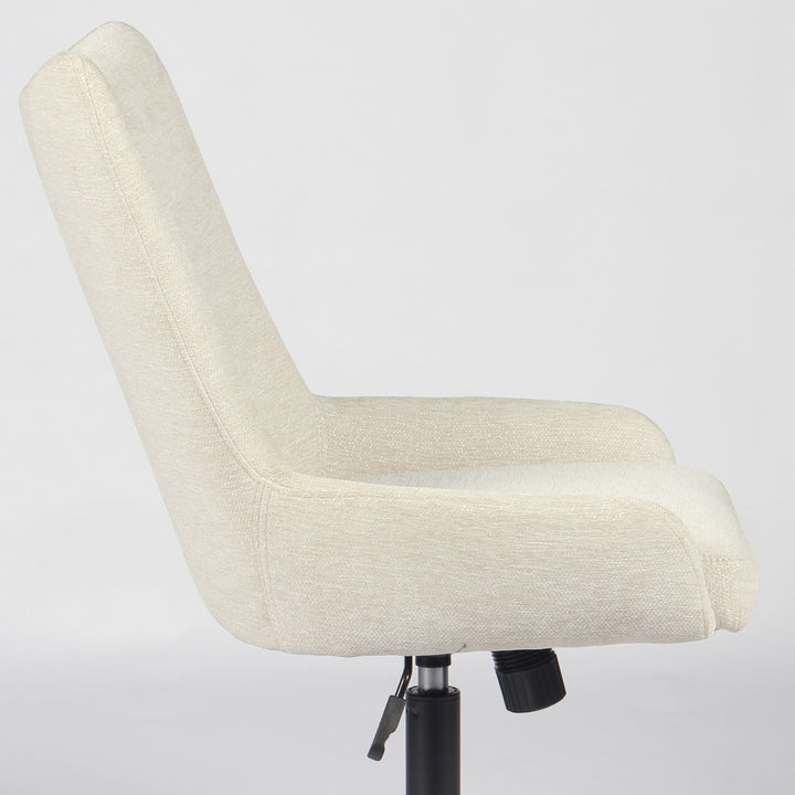 YOUNIKE Modern Office Chair Executive Desk Chair with Curved Backrest Adjustable Height Swivel Rolling Office Chair