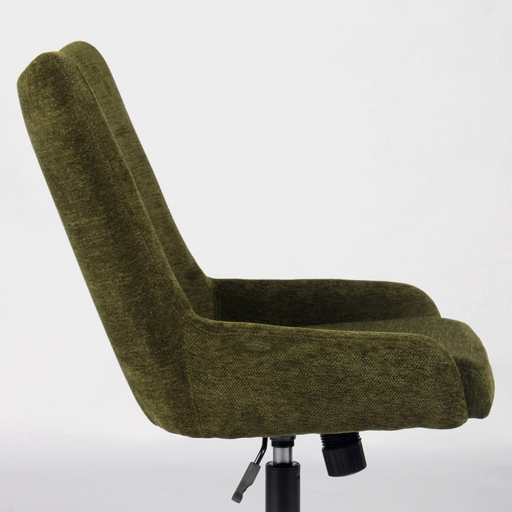YOUNIKE Modern Office Chair Executive Desk Chair with Curved Backrest Adjustable Height Swivel Rolling Office Chair