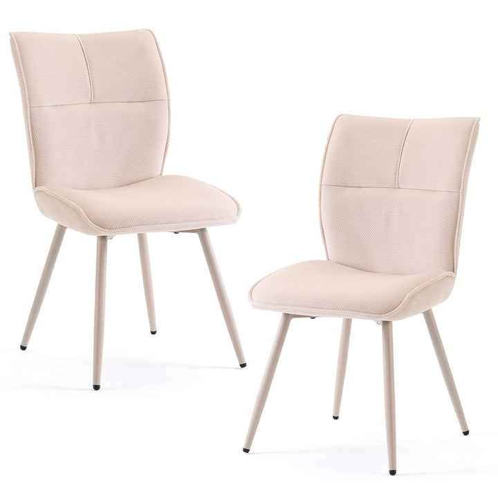 YOUNIKE Upholstered Dining Chairs Tufted Kitchen Chairs