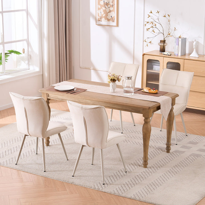 YOUNIKE Upholstered Dining Chairs Tufted Kitchen Chairs