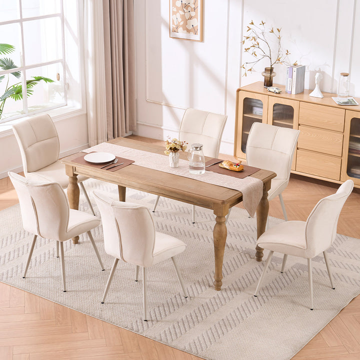 YOUNIKE Upholstered Dining Chairs Tufted Kitchen Chairs