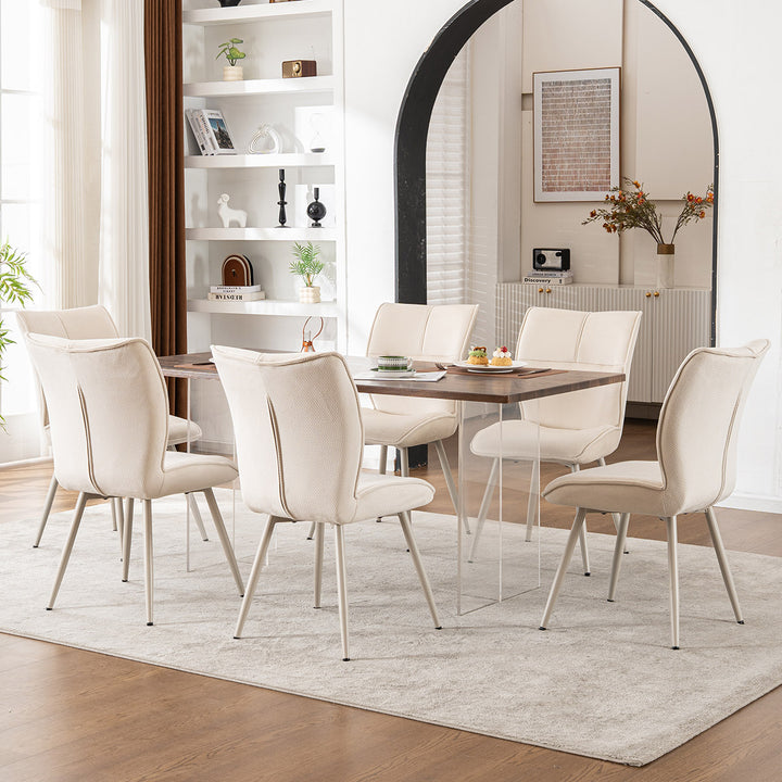 YOUNIKE Upholstered Dining Chairs Tufted Kitchen Chairs