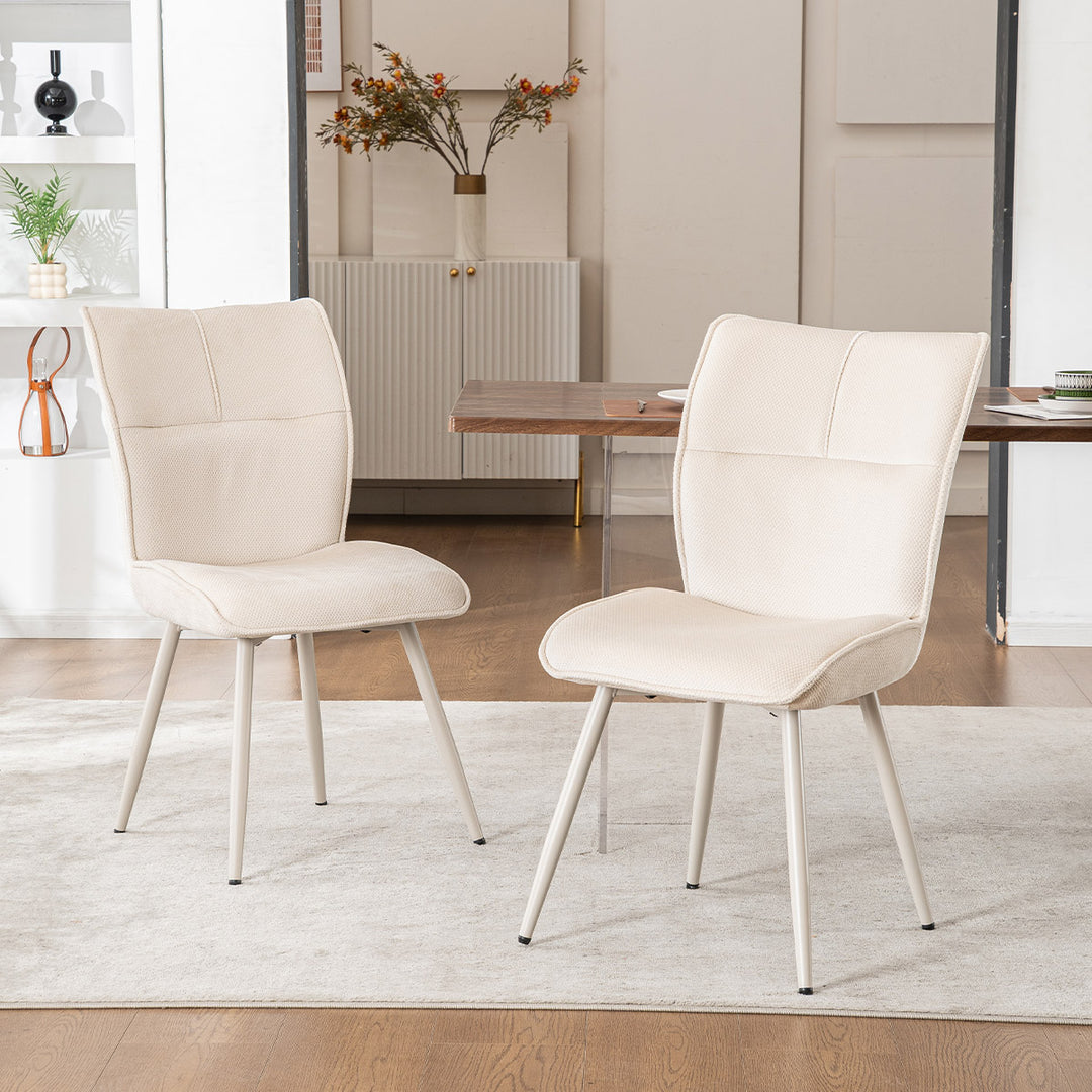 YOUNIKE Upholstered Dining Chairs Tufted Kitchen Chairs
