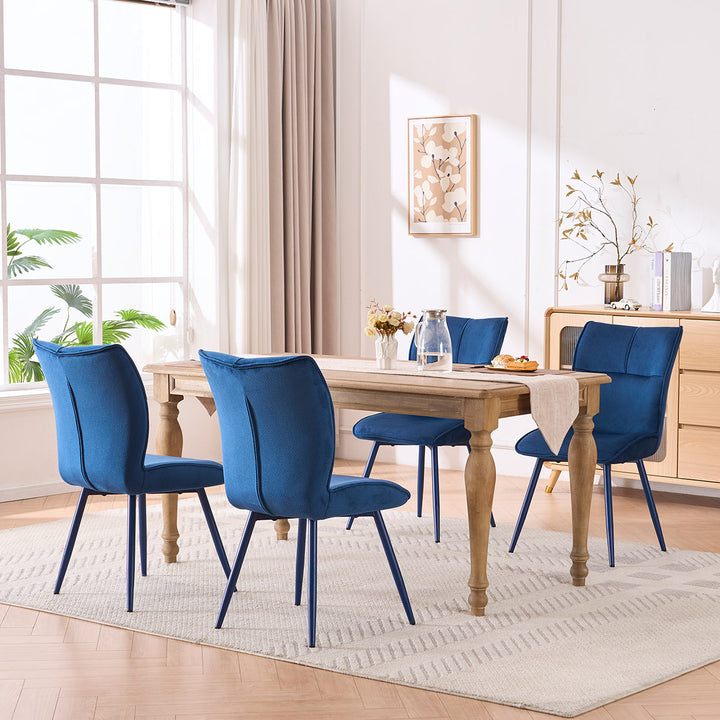 YOUNIKE Upholstered Dining Chairs Tufted Kitchen Chairs