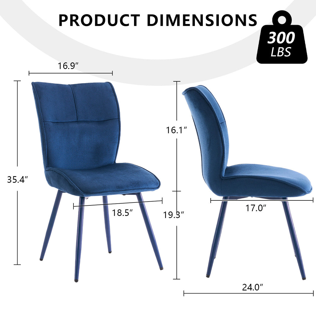 YOUNIKE Upholstered Dining Chairs Tufted Kitchen Chairs