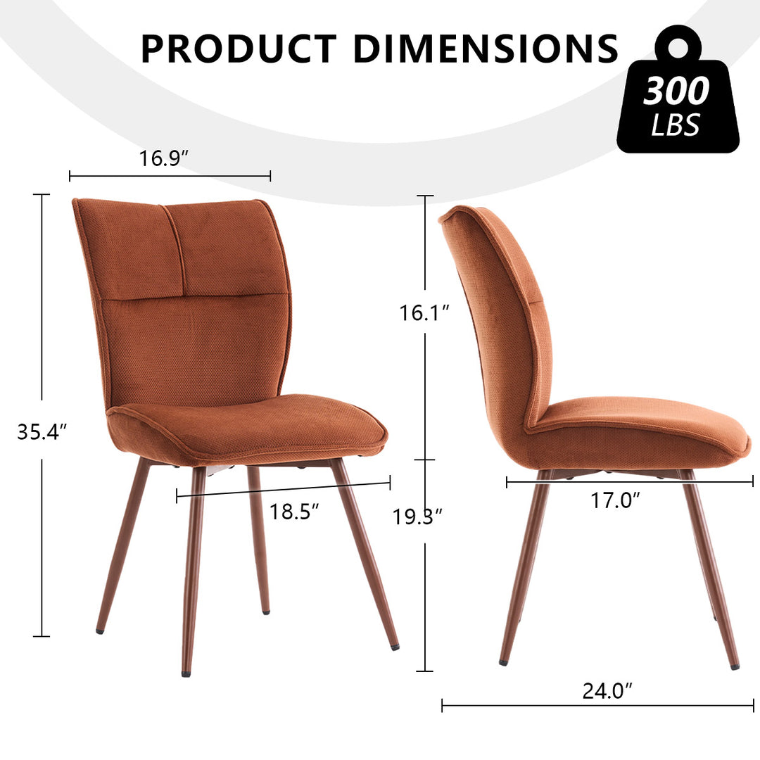 YOUNIKE Upholstered Dining Chairs Tufted Kitchen Chairs