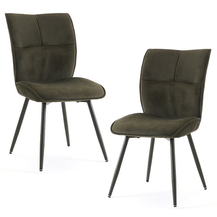 YOUNIKE Upholstered Dining Chairs Tufted Kitchen Chairs