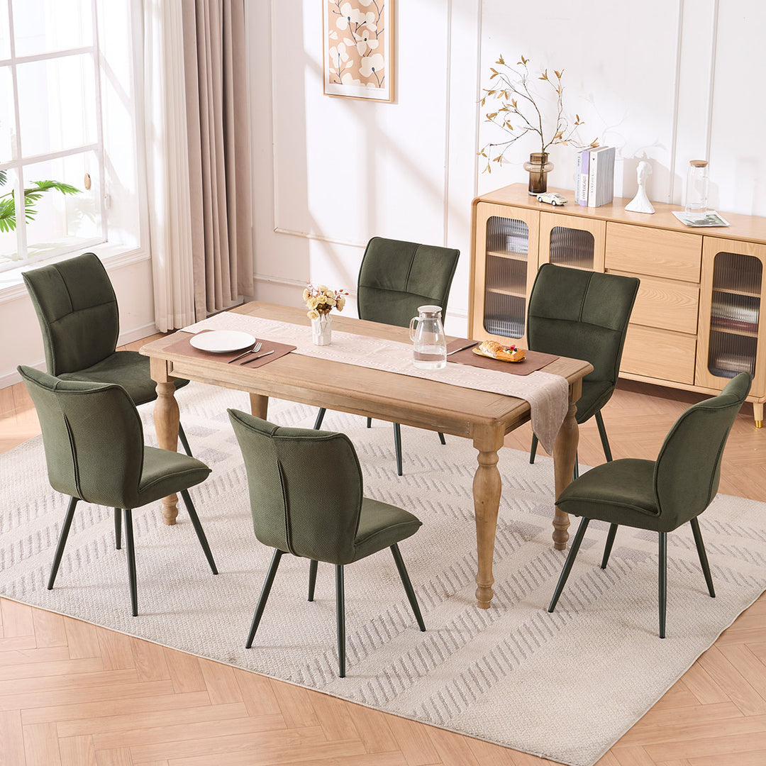 YOUNIKE Upholstered Dining Chairs Tufted Kitchen Chairs