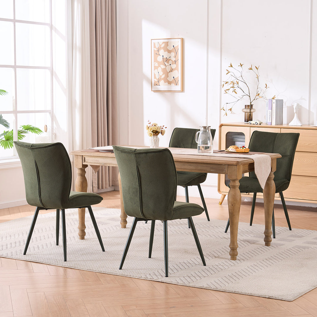 YOUNIKE Upholstered Dining Chairs Tufted Kitchen Chairs