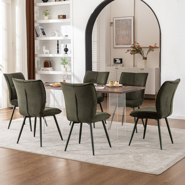 YOUNIKE Upholstered Dining Chairs Tufted Kitchen Chairs