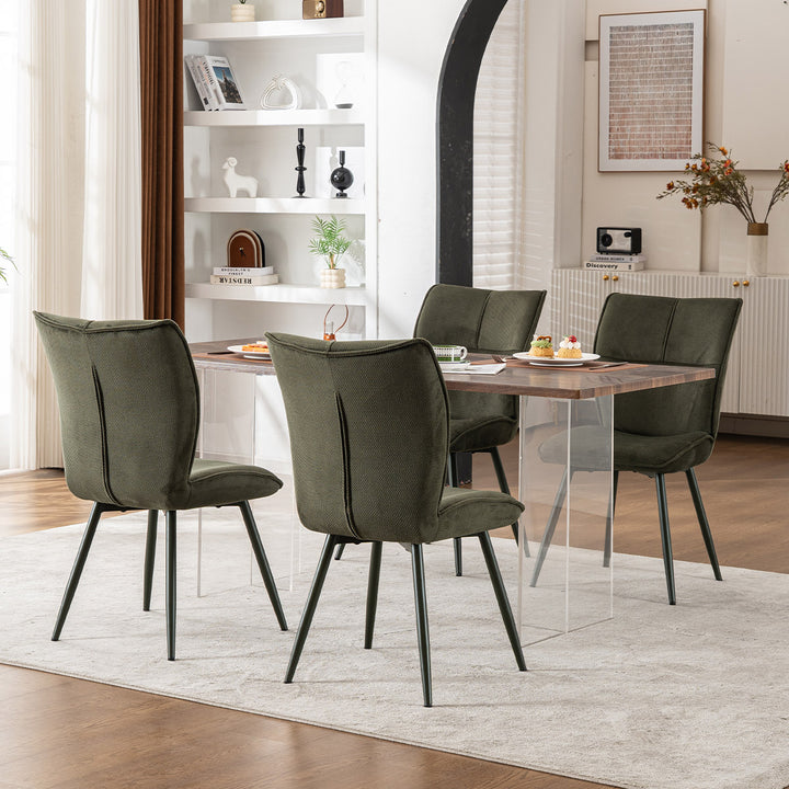 YOUNIKE Upholstered Dining Chairs Tufted Kitchen Chairs