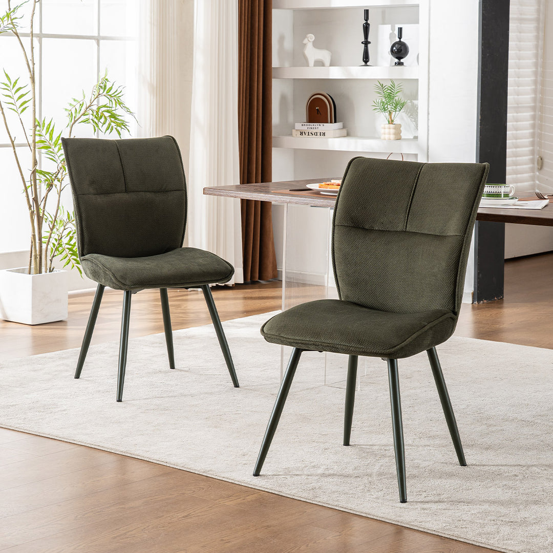YOUNIKE Upholstered Dining Chairs Tufted Kitchen Chairs