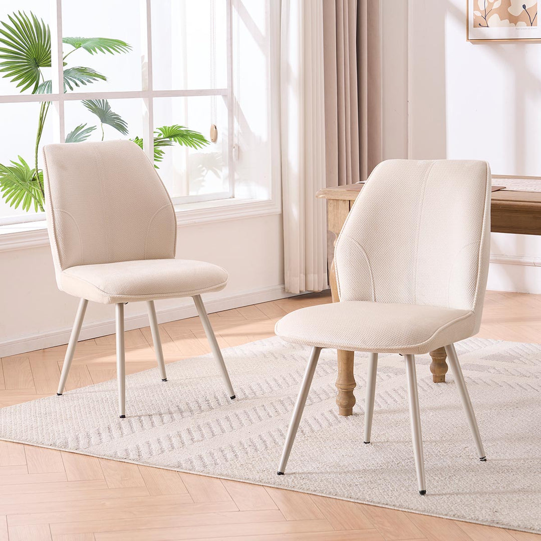 YOUNIKE Dining Chairs Mid Century Fabric Accent Chair