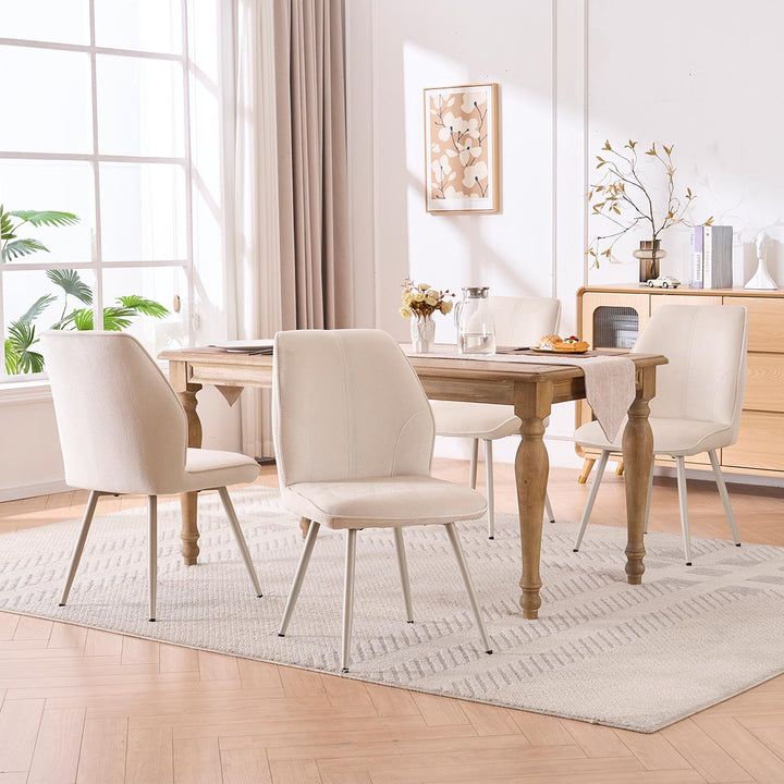 YOUNIKE Dining Chairs Mid Century Fabric Accent Chair