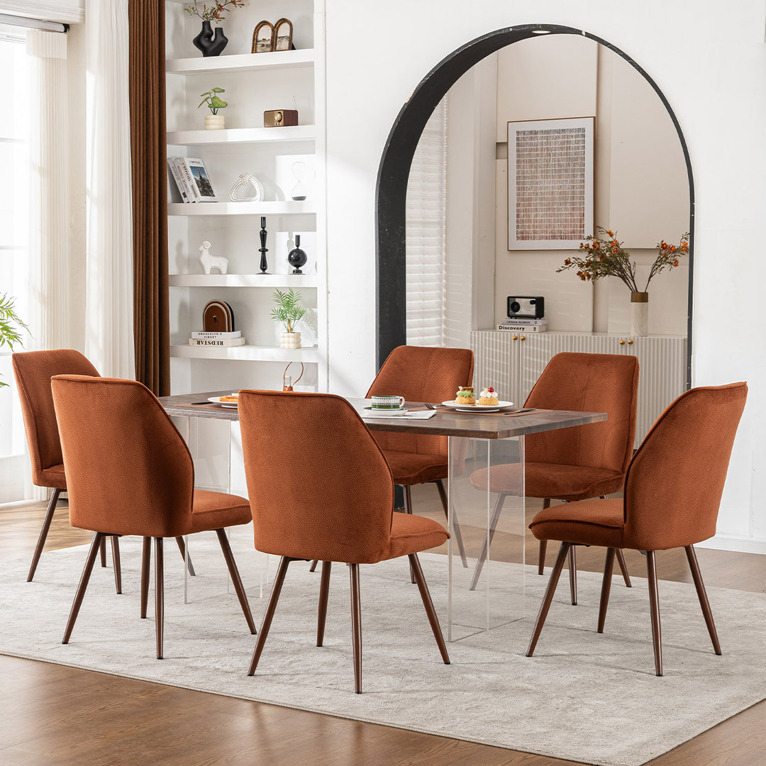 YOUNIKE Dining Chairs Mid Century Fabric Accent Chair