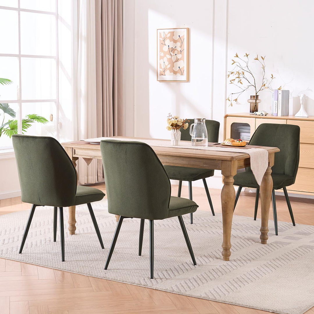 YOUNIKE Dining Chairs Mid Century Fabric Accent Chair