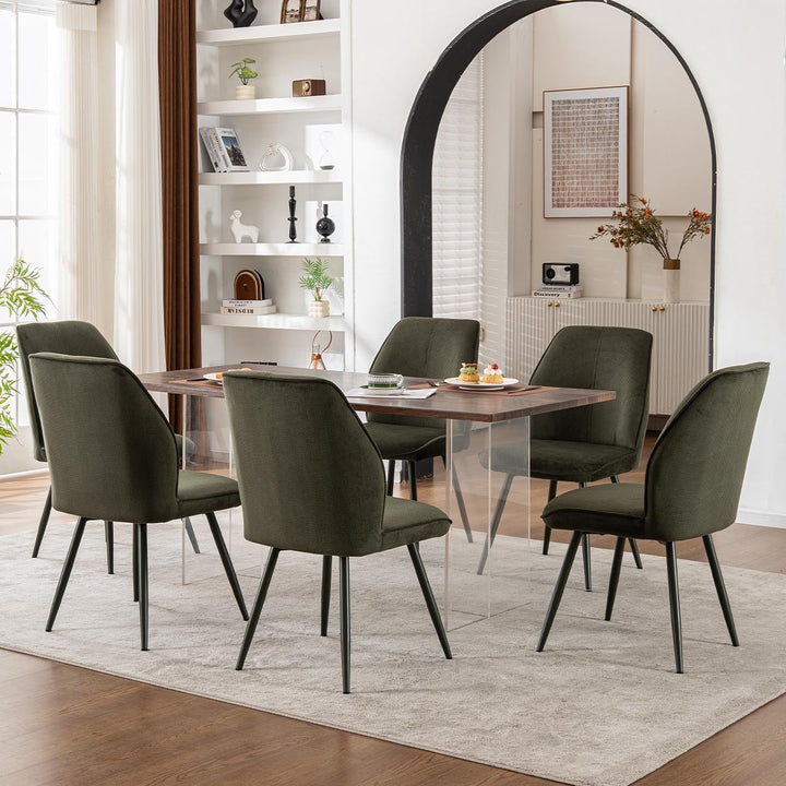 YOUNIKE Dining Chairs Mid Century Fabric Accent Chair