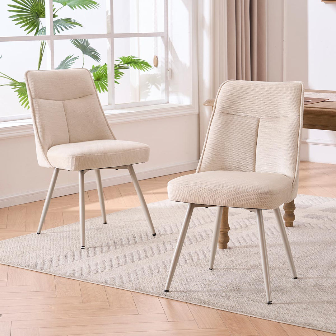 YOUNIKE Tufted Dining Chairs Upholstered Chairs for Kitchen