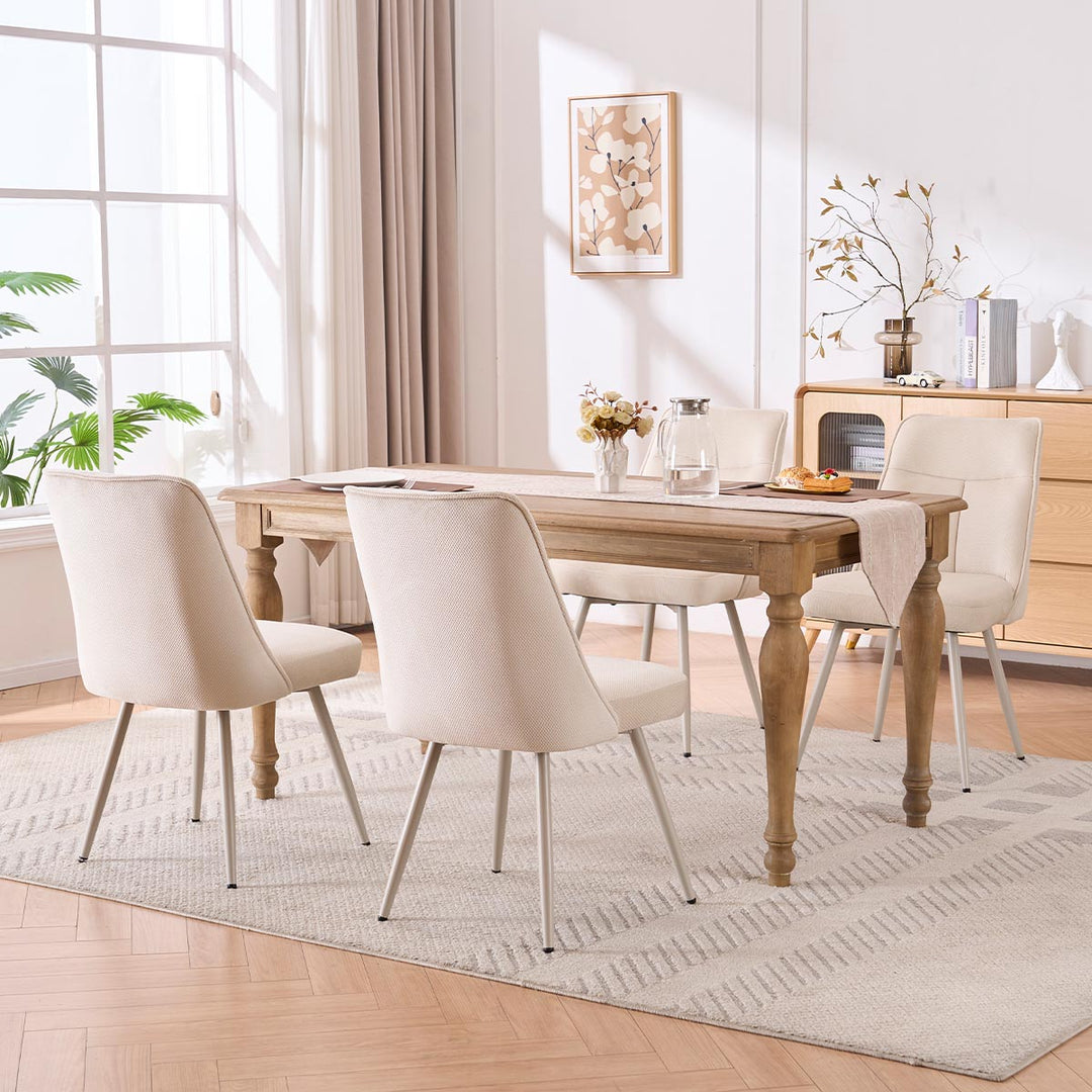 YOUNIKE Tufted Dining Chairs Upholstered Chairs for Kitchen