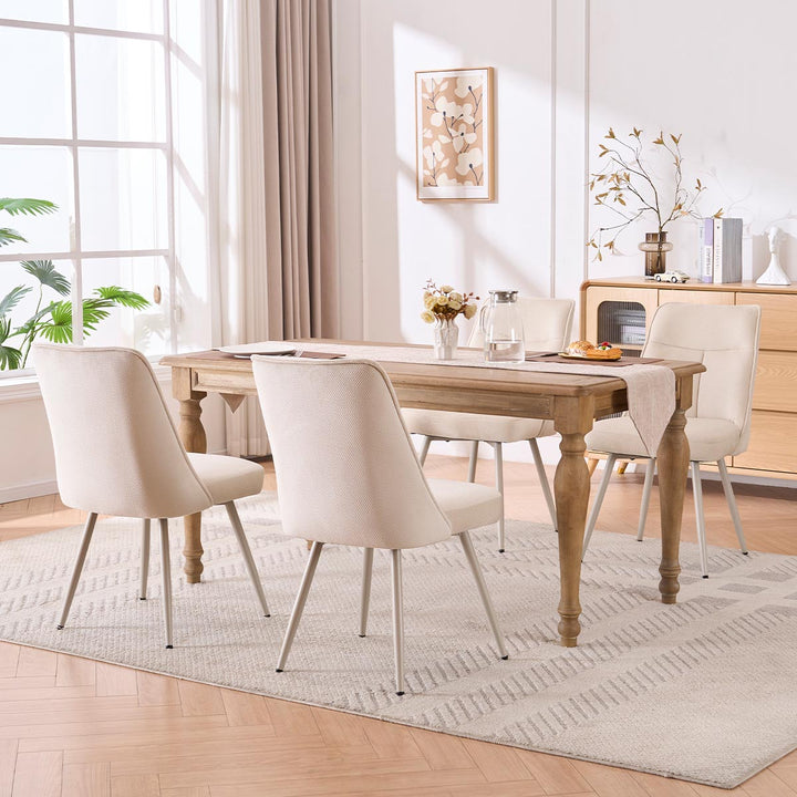 YOUNIKE Tufted Dining Chairs Upholstered Chairs for Kitchen