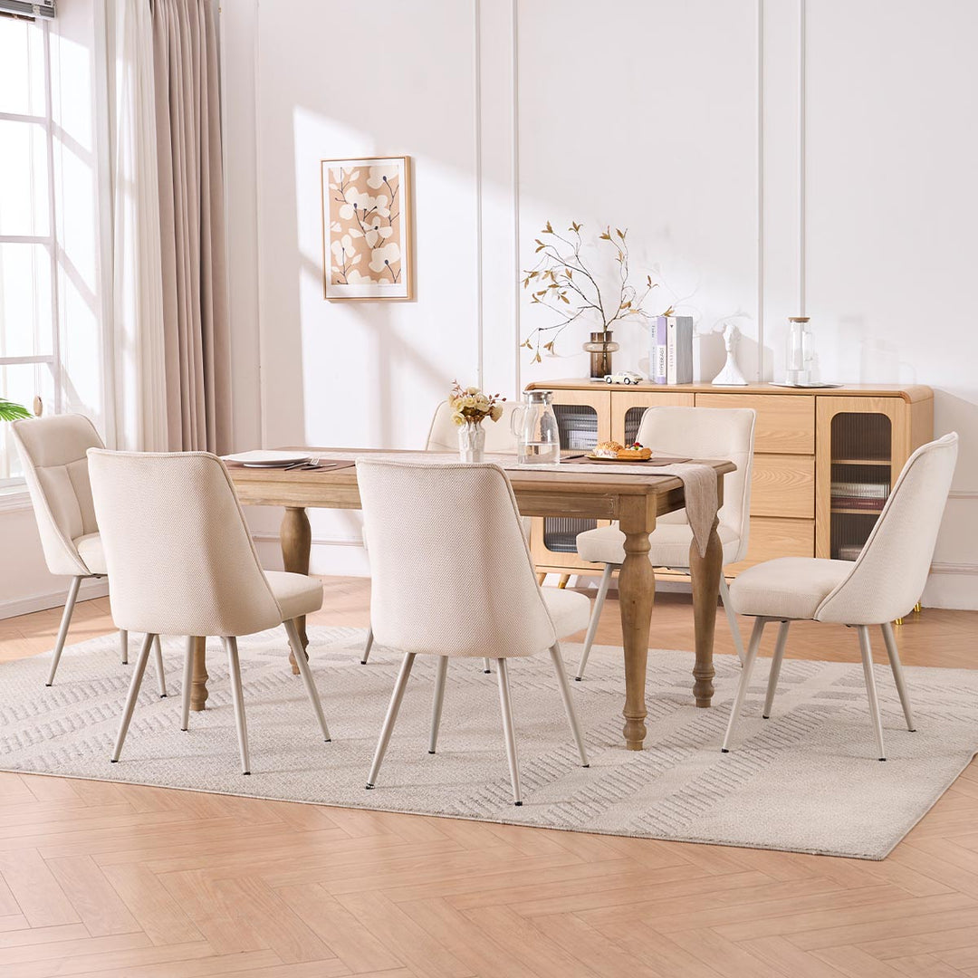 YOUNIKE Tufted Dining Chairs Upholstered Chairs for Kitchen