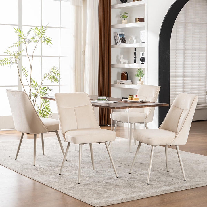 YOUNIKE Tufted Dining Chairs Upholstered Chairs for Kitchen