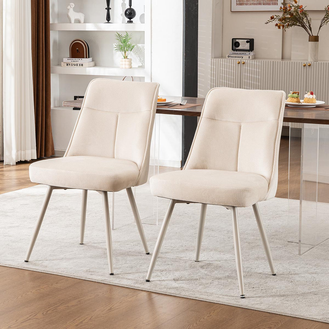 YOUNIKE Tufted Dining Chairs Upholstered Chairs for Kitchen
