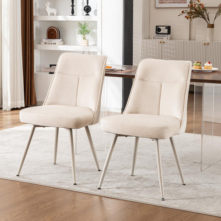 YOUNIKE Tufted Dining Chairs Upholstered Chairs for Kitchen