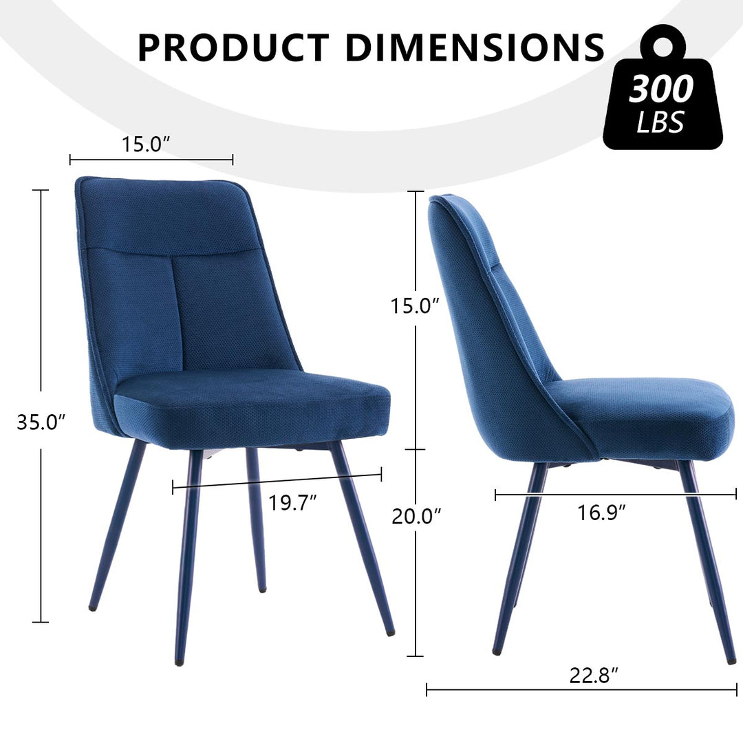 YOUNIKE Tufted Dining Chairs Upholstered Chairs for Kitchen