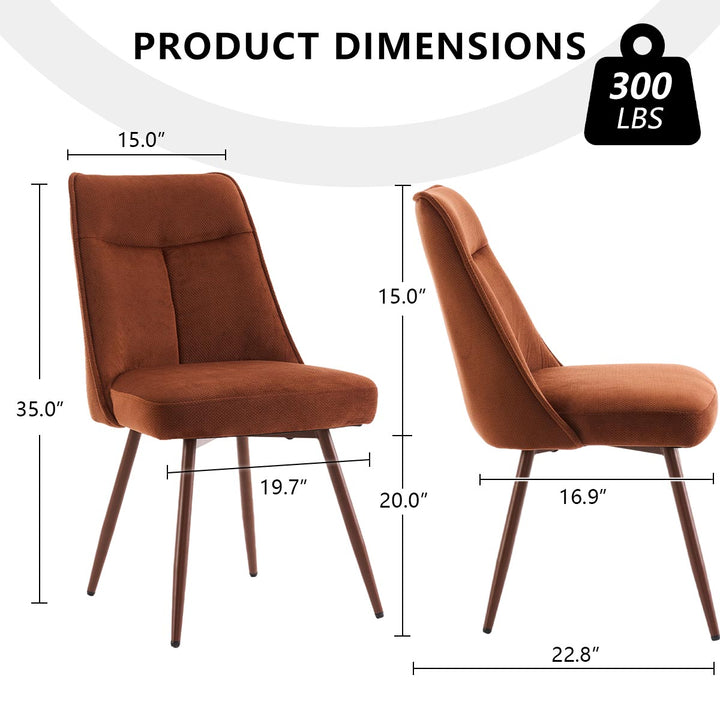 YOUNIKE Tufted Dining Chairs Upholstered Chairs for Kitchen