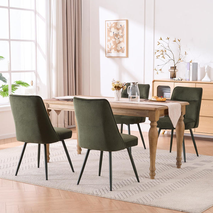 YOUNIKE Tufted Dining Chairs Upholstered Chairs for Kitchen