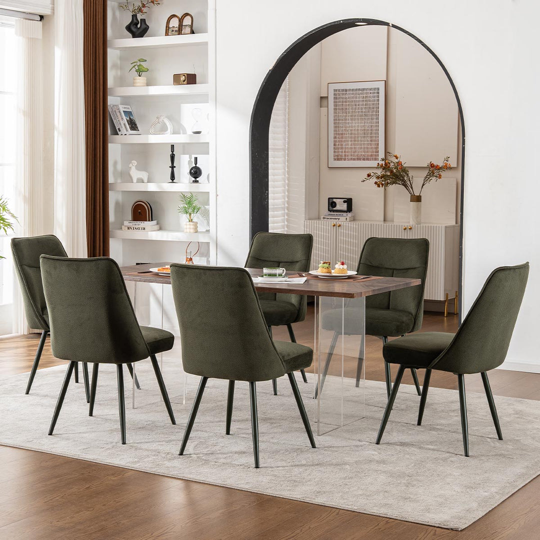 YOUNIKE Tufted Dining Chairs Upholstered Chairs for Kitchen