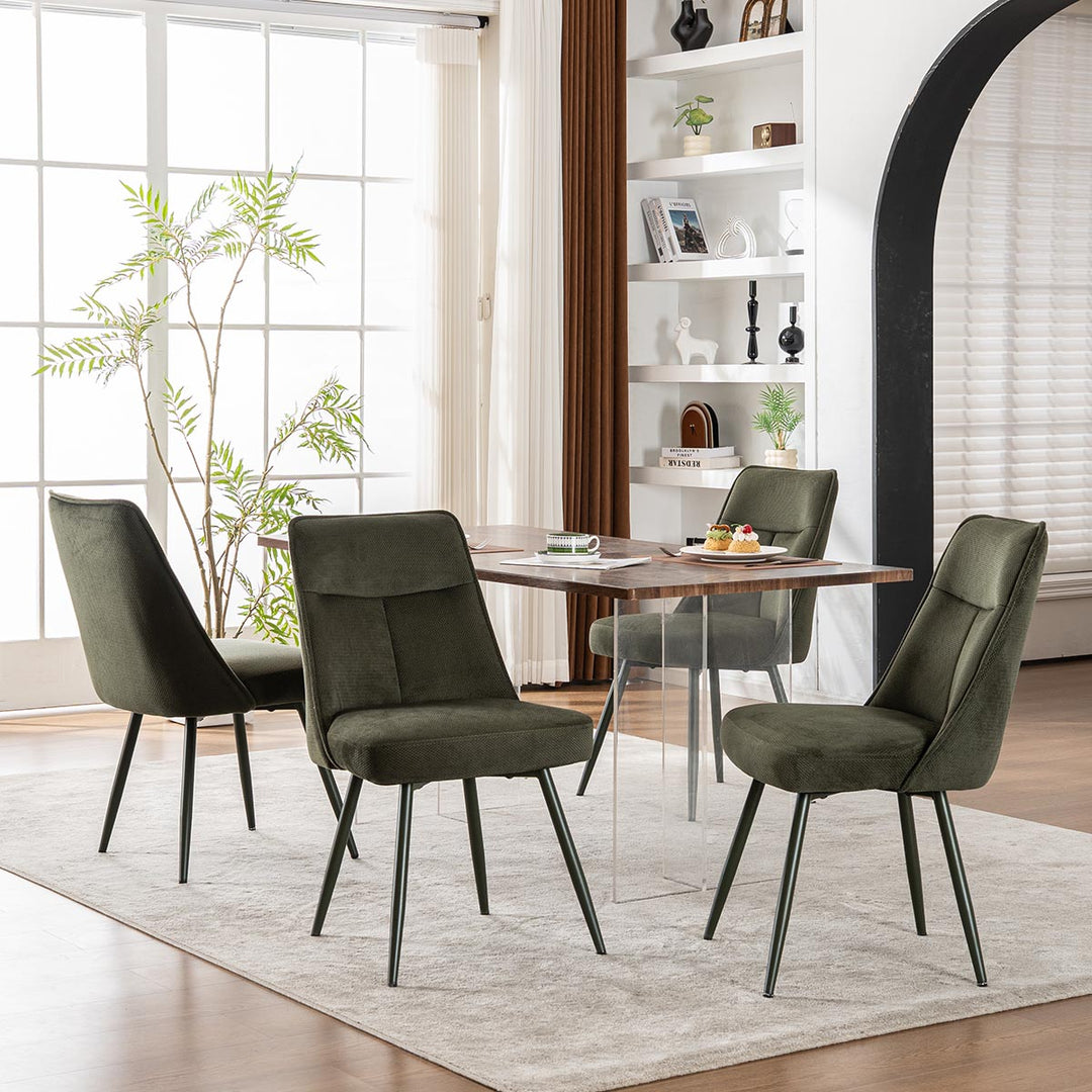 YOUNIKE Tufted Dining Chairs Upholstered Chairs for Kitchen
