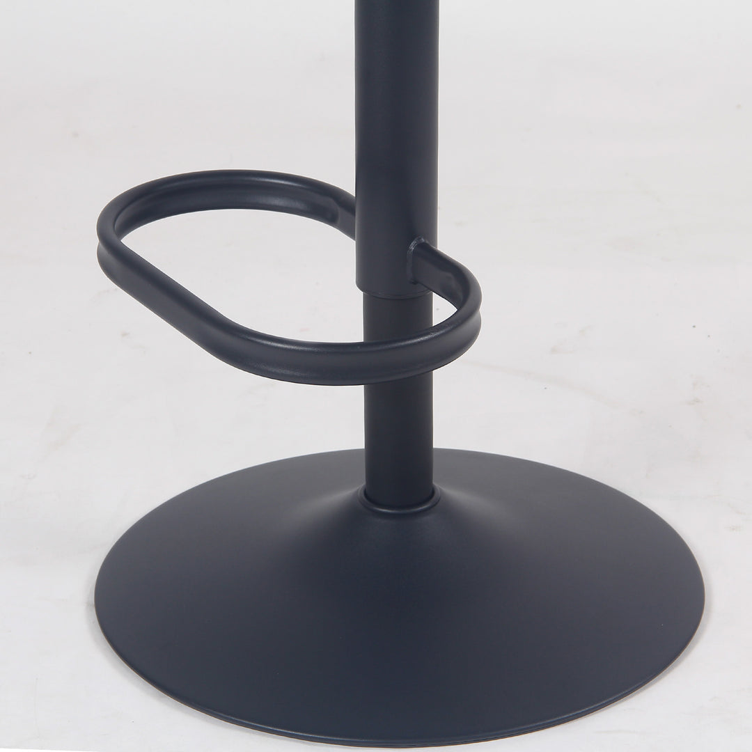YOUNIKE Bar Stools with Curved Backrest 360° Swivel Kitchen Island Stools for Home Bar & Kitchen