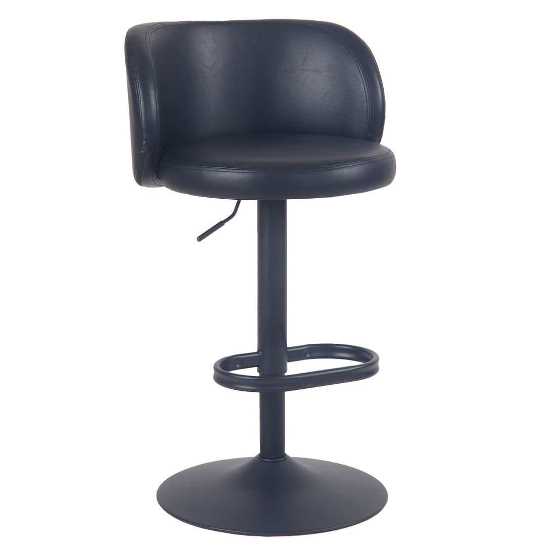 YOUNIKE Bar Stools with Curved Backrest 360° Swivel Kitchen Island Stools for Home Bar & Kitchen