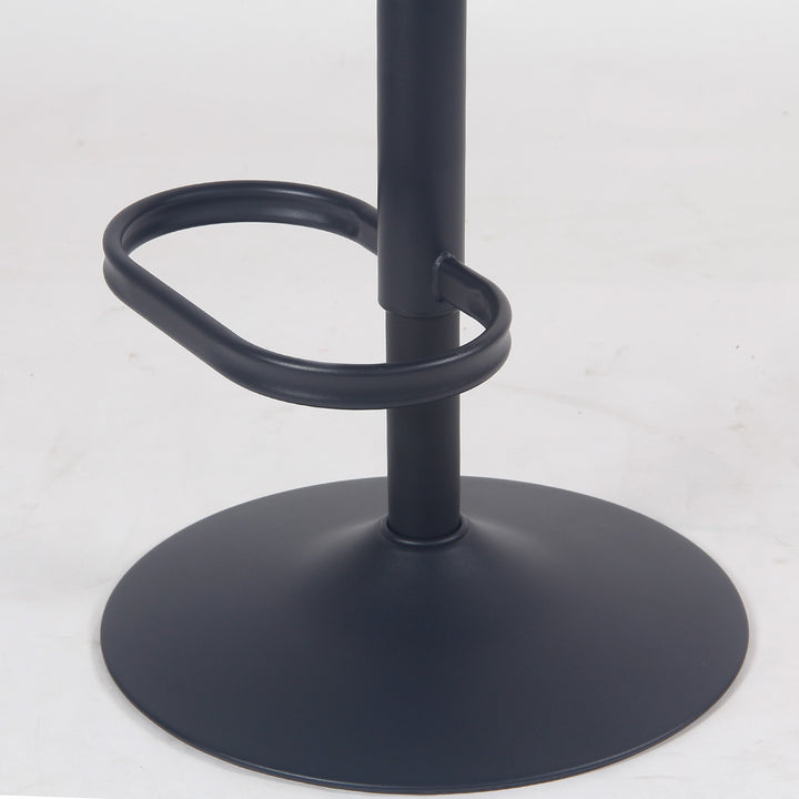 YOUNIKE Bar Stools with Curved Backrest 360° Swivel Kitchen Island Stools for Home Bar & Kitchen